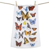 Peking Handicraft - Kitchen Towel Field Guide Butterflies Printed