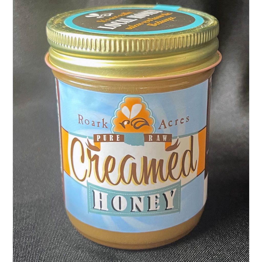 Roark Acres Honey Farms - Oklahoma Okie Honey Original Creamed Honey 12 oz. Jar