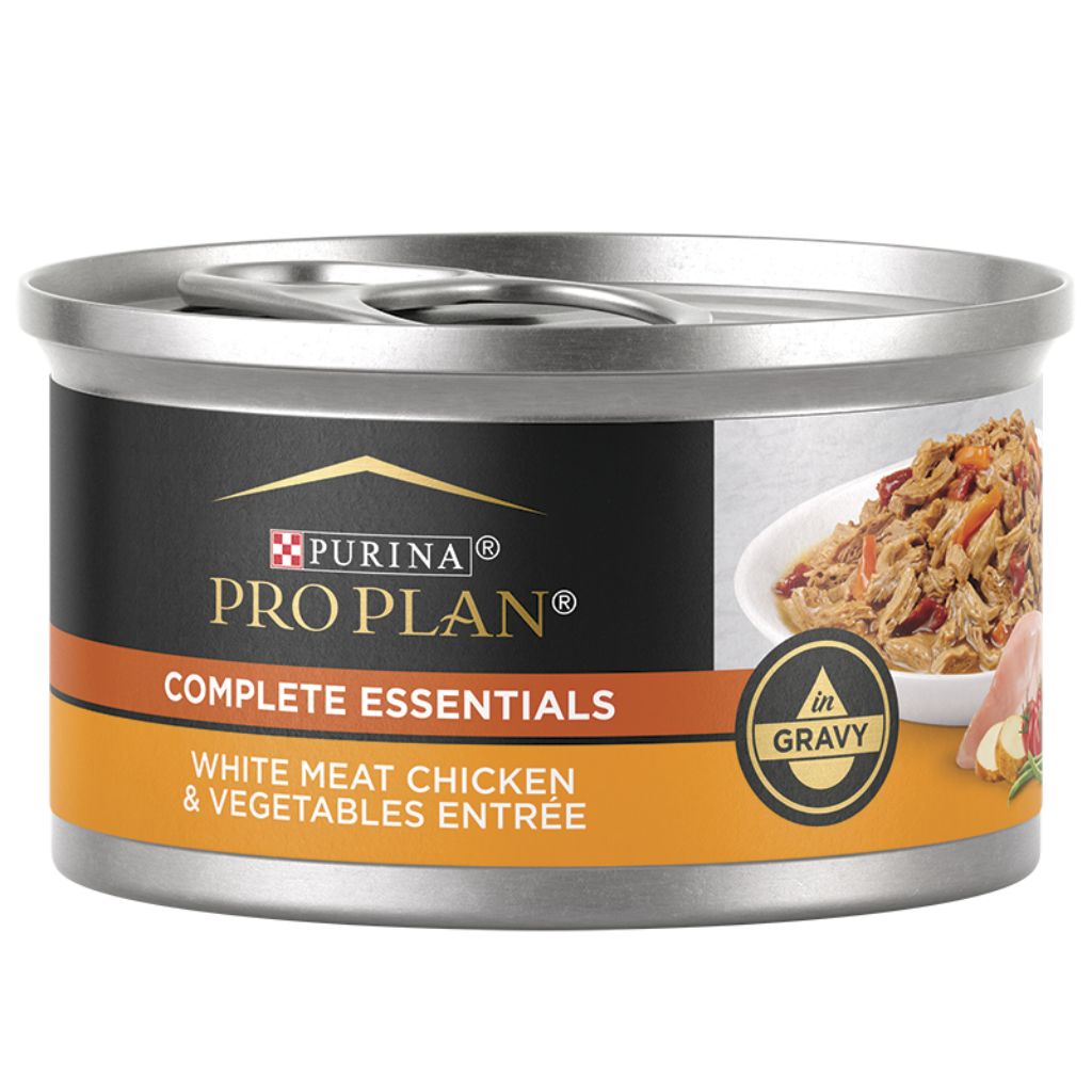 Purina Pro Plan - All Breeds, Adult Cat White Meat Chicken and Vegetable Entrée Canned Cat Food - Southern Agriculture 