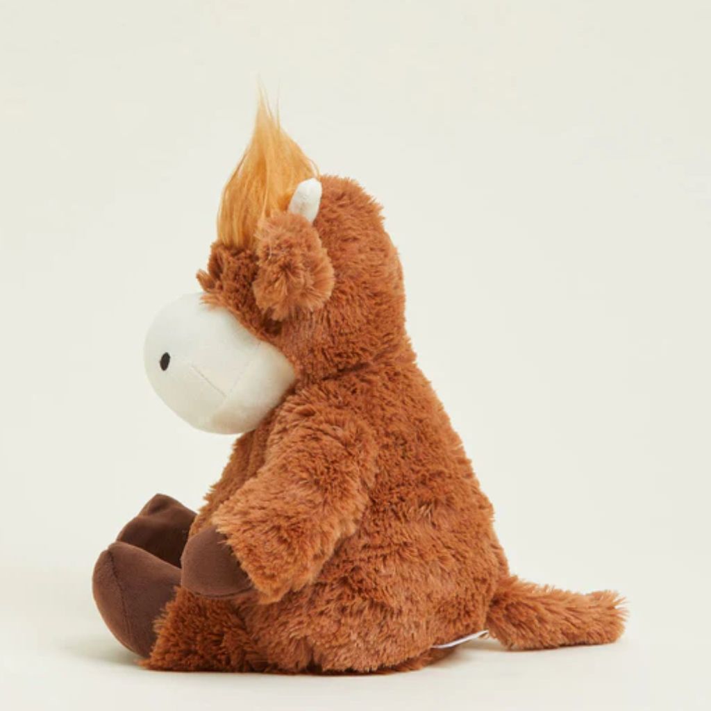 Warmies Cow Highland Brown