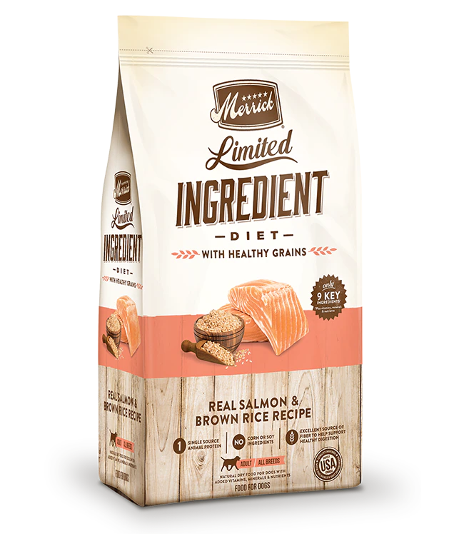 Merrick - Limited Ingredient Diet Real Salmon & Brown Rice Dog Food - Southern Agriculture 