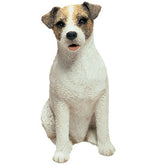 Sandicast - Figurine Midsize Dog JRT White and Brown