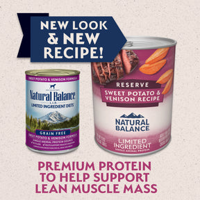Natural Balance - LID Limited Ingredient Diets Sweet Potato & Venison Canned Dog Food