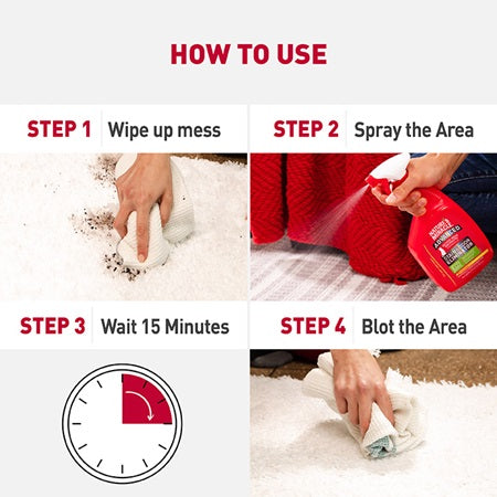 Just for Cats Advanced Stain &Odor Eliminator Trigger Spray - Southern Agriculture 