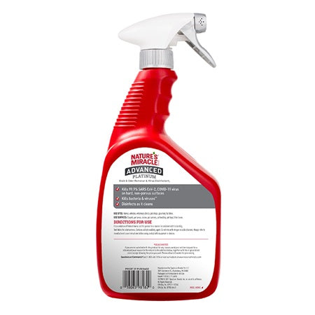 Natures Miracle Advanced Cat Platinum S&O Viral Disinfectant - Southern Agriculture 