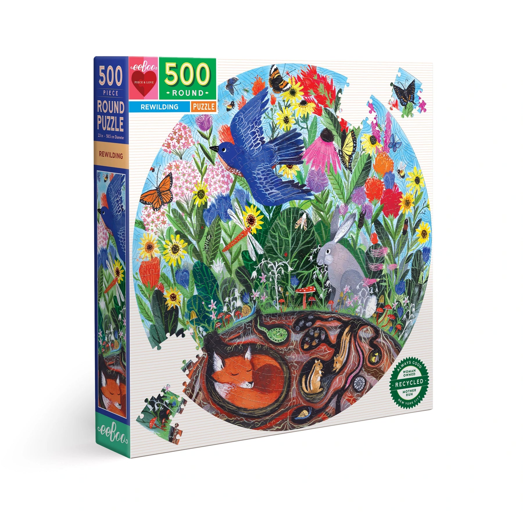 eeBoo - Rewilding 500 Piece Puzzle