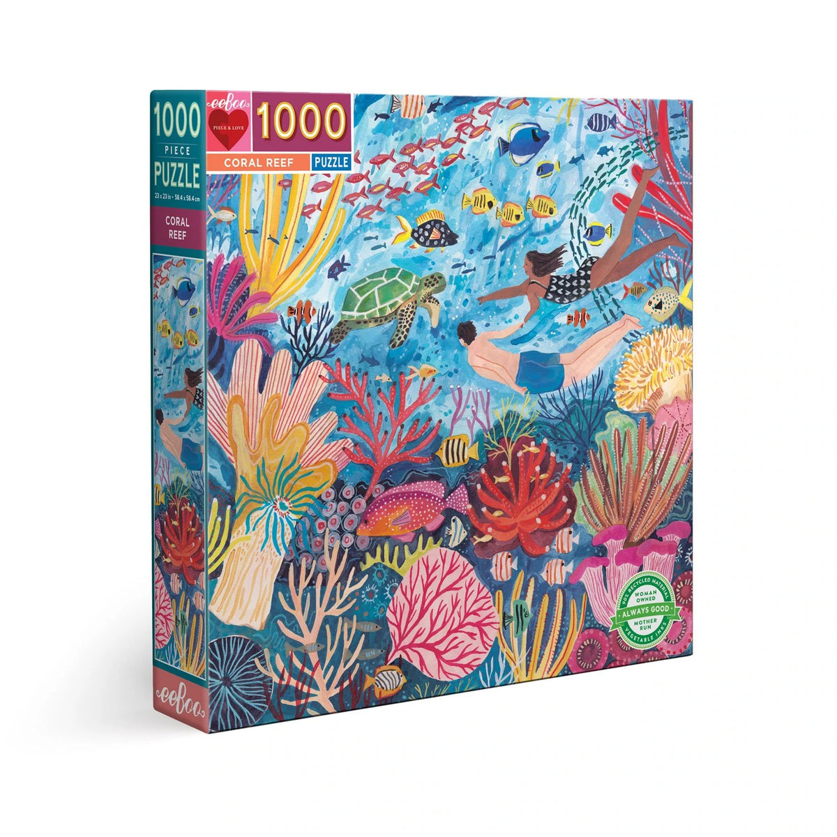 eeBoo - Coral Reef 1000 Piece Puzzle