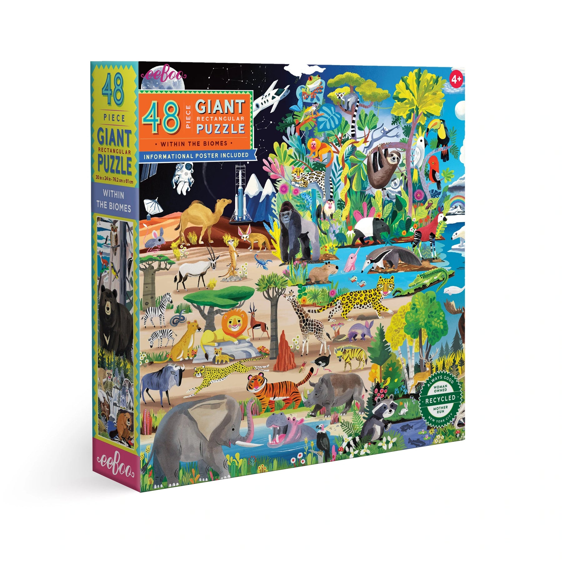 eeBoo - Within the Biome 48 Piece Puzzle