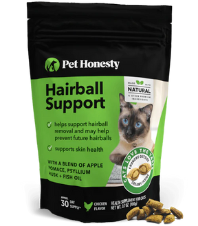 Pet Honesty - Hairball Support Crunchy Outside / Creamy Inside