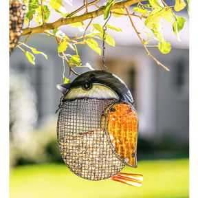 Evergreen Enterprises - Mesh Hanging Bird Feeder Chickadee