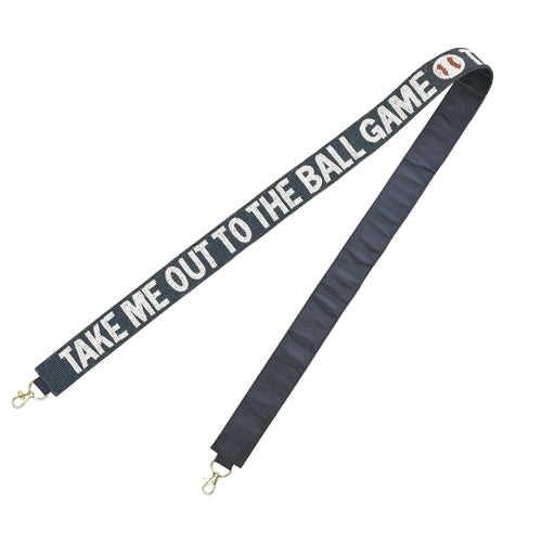 Capri Designs - Beaded Strap - Baseball Take Me Out To The Ballgame - Southern Agriculture 