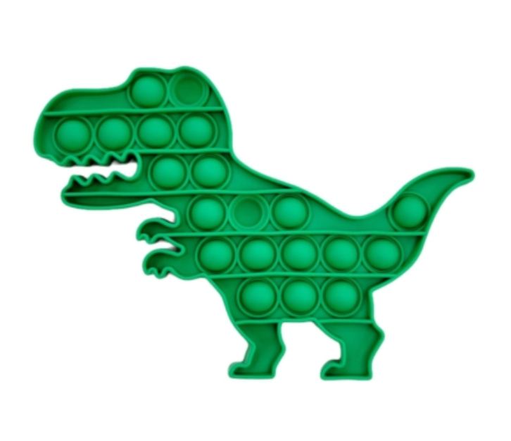 Queens Design - Green Dino Fidget Pop Toy