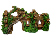 Blue Ribbon - Cobblestone Castle Walls Fish Tank Ornament