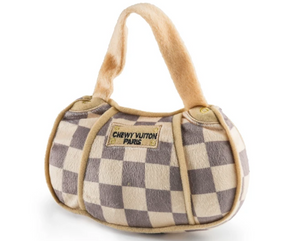 Haute Diggity Dog - Chewy Vuiton Handbag Checker Plush. Dog Toy.-Southern Agriculture