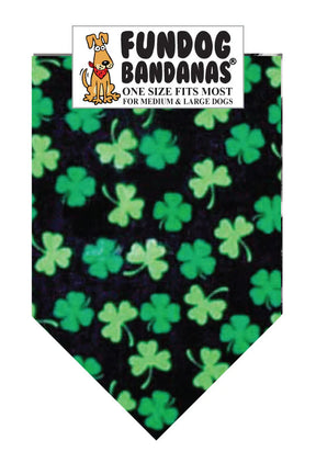 FunDog Bandanas - Dog Bandana Shamrock