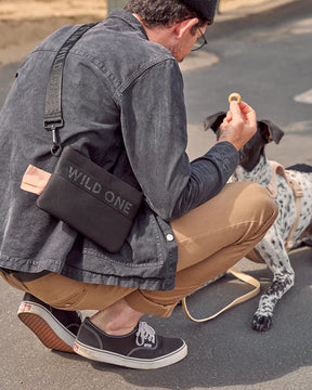 Wild One - Treat Pouch Recycled Knit