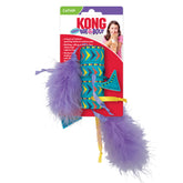 KONG - Vibez Bat-A-Bout Roller With Feathers & Ribbons