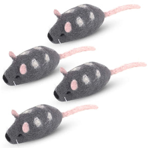 Feltcave - Felted Mouse Cat Toy 4 pack