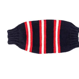 Chilly Dog - Dog Sweater Bow Tie Red, White & Blue - Southern Agriculture 