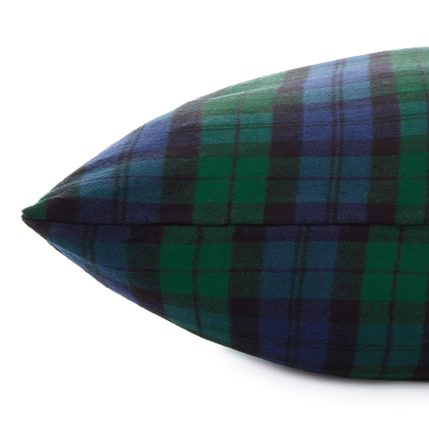 The Foggy Dog - Dog Bed Black Watch Plaid Flannel