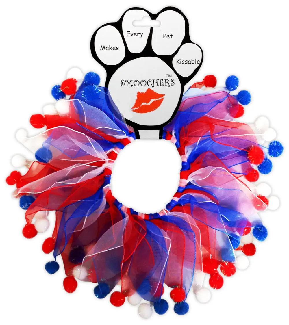 Mirage Pet Product - Red-White-Blue Fuzzy Smoocher