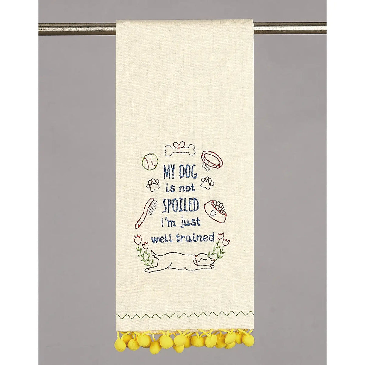 Peking Handicraft - Tea Towel My Dog Is Not Spoiled