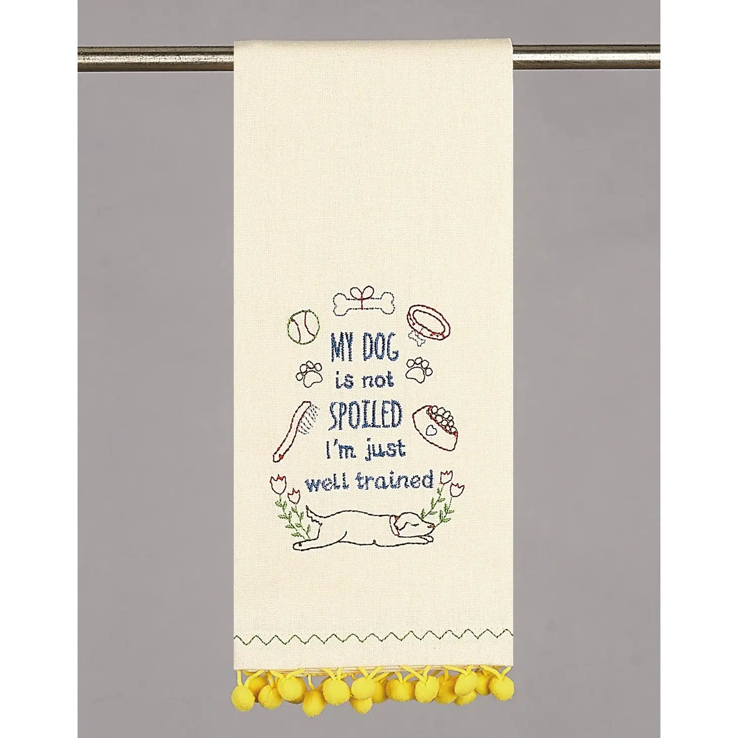 Peking Handicraft - Tea Towel My Dog Is Not Spoiled