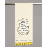 Peking Handicraft - Tea Towel My Dog Is Not Spoiled