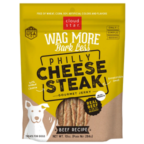 Cloud Star - Wag More Bark Less Jerky Philly Cheesesteak Beef - Southern Agriculture 