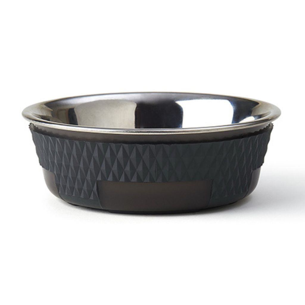 Petrageous Designs - Bowl Kona TPE With SS Insert & Non Skid Base - Charcoal - Southern Agriculture 