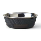 Petrageous Designs - Bowl Kona TPE With SS Insert & Non Skid Base - Charcoal - Southern Agriculture 