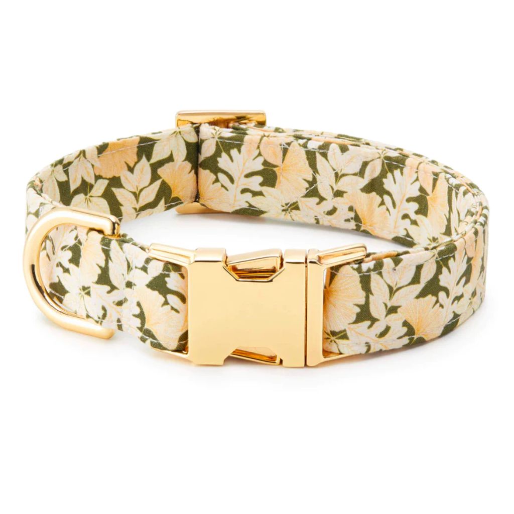 The Foggy Dog - Dog Collar Autumn Leaves