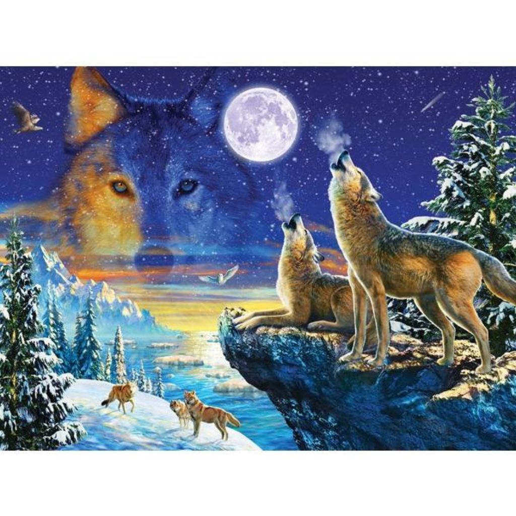 Sunsout - Puzzle Howling Wolves
