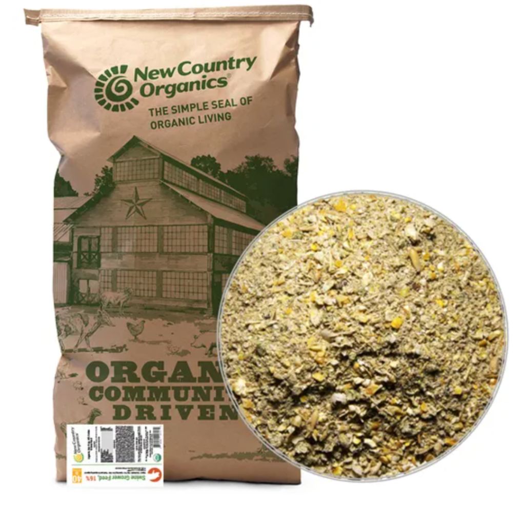 New Country Organics - Swine Grower Feed 16% Protein