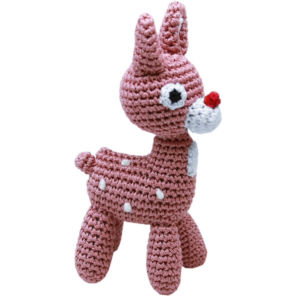 Mirage Pet Product - Knit Knacks Rudy The Reindeer Organic Cotton for Small Dogs