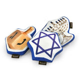 P.L.A.Y Pet Lifestyle And You - Hanukkah Toys - Dreidel, Menorah or Star of David