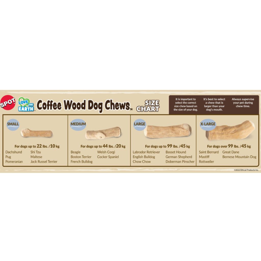 Ethical Pet Products - Coffee Wood Chew - Love The Earth