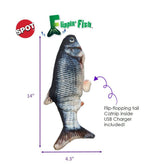 Ethical Pet Products - Ethical Pet Flippin' Fish Touch Activated - Southern Agriculture 