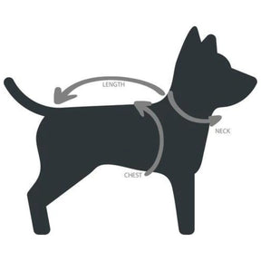 fabdog - Dog Coat Navy Chevron