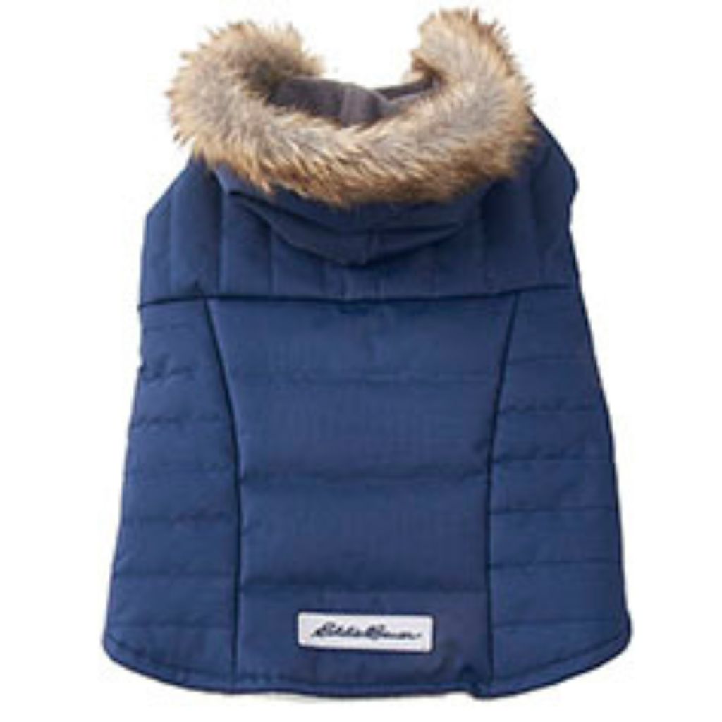 Petrageous Designs - Parka Eddie Bauer Chinook Fleece Lined/FauxFur Trim Hood