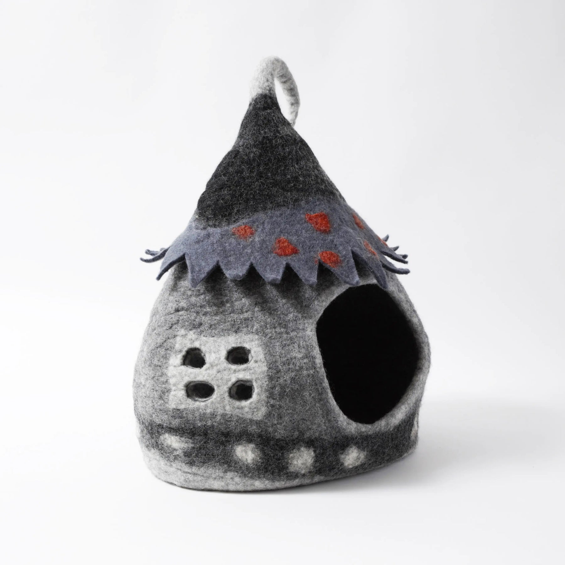 Dharma Dog Karma Cat - Pet Cave Fairy House Wool