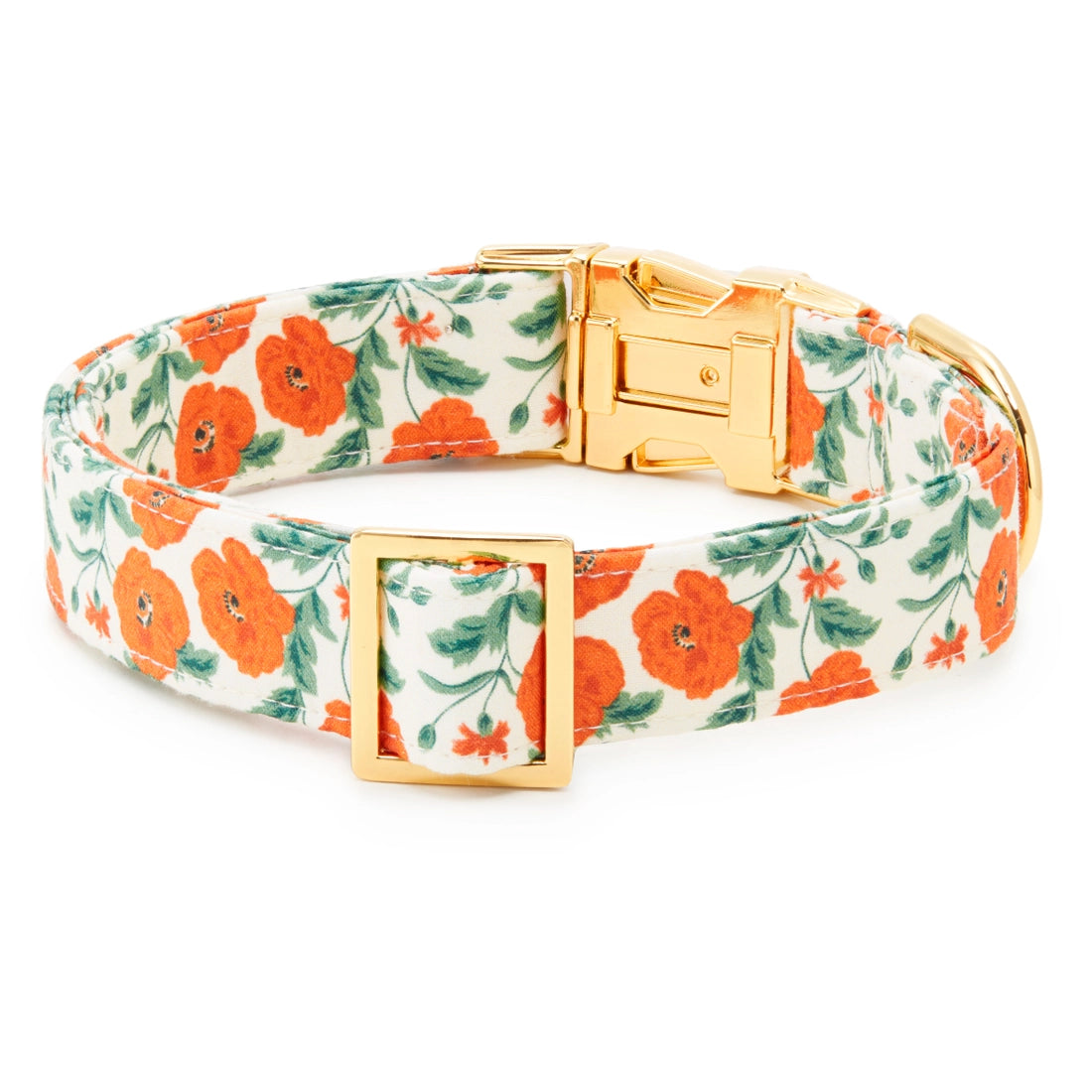 The Foggy Dog - Dog Collar Poppies