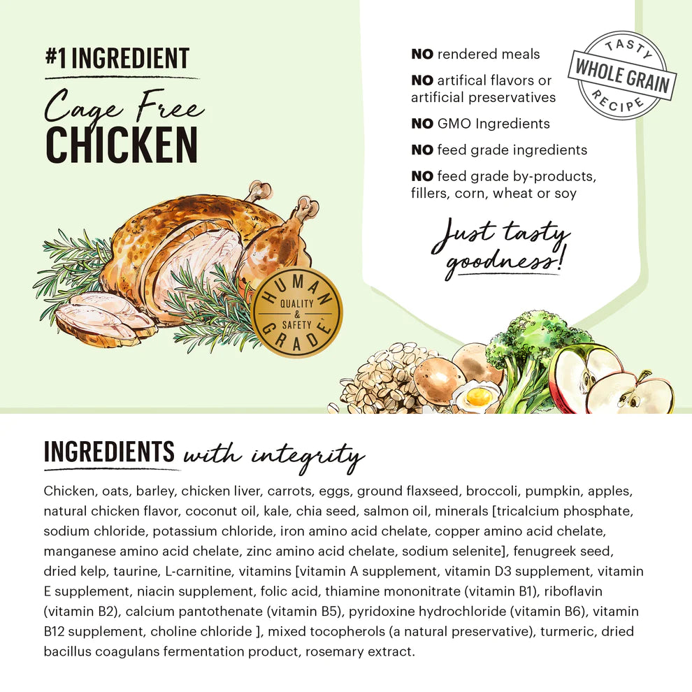 The Honest Kitchen - Clusters - Whole Grain Chicken & Oat Recipe Dog Dry Food - Southern Agriculture 