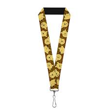 Buckle Down Winnie the Pooh Facial Expressions Lanyard - Southern Agriculture