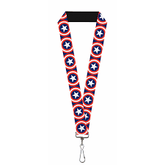 Buckle Down Captain America Shield Lanyard - Southern Agriculture