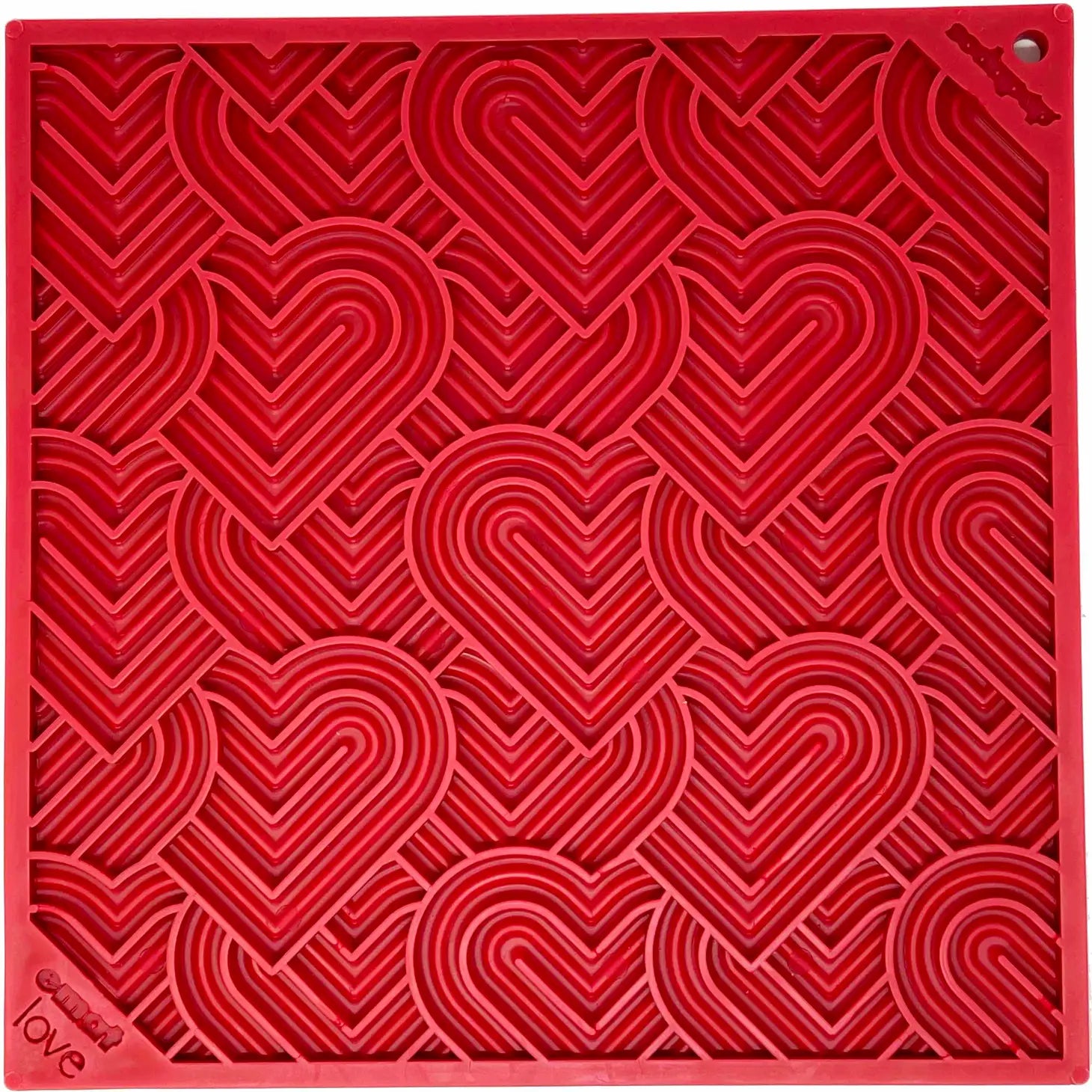 Enrichment Dog Lick Mat - "Love" Heart Design - Southern Agriculture 