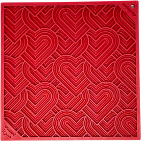 Enrichment Dog Lick Mat - "Love" Heart Design - Southern Agriculture 