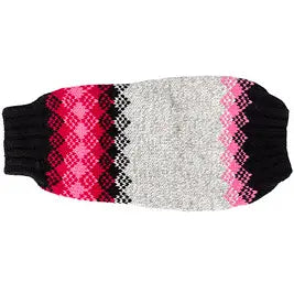 Chilly Dog - Dog Sweater Fairisle Pink Diamond - Southern Agriculture 