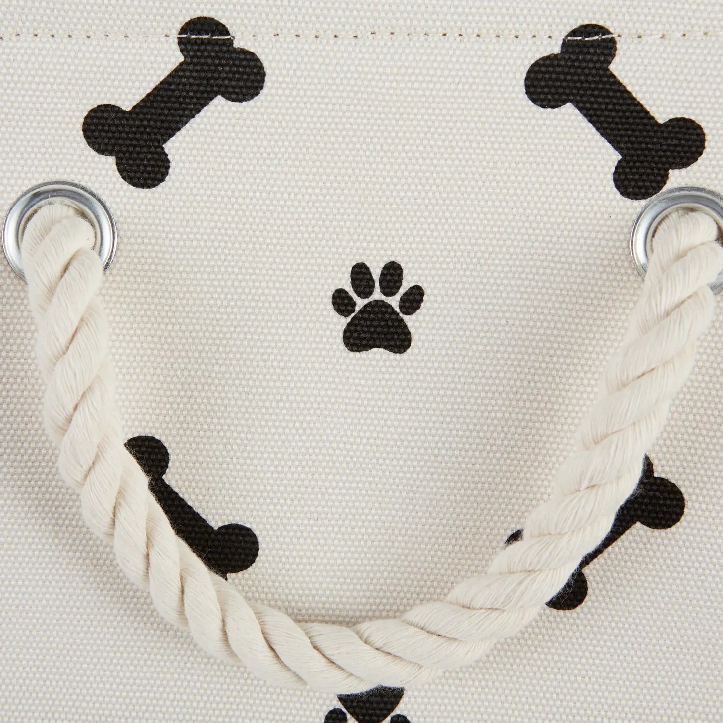 Bone Dry - Pet Bin Paw & Bone Polyester Rectangular