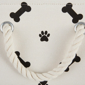 Bone Dry - Pet Bin Paw & Bone Polyester Rectangular